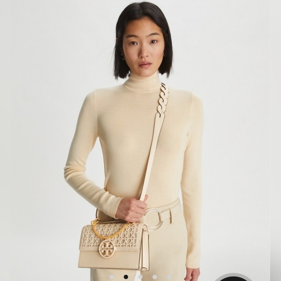 Tory Burch Miller Basket Weave shoulderbag - Picture 17 of 17